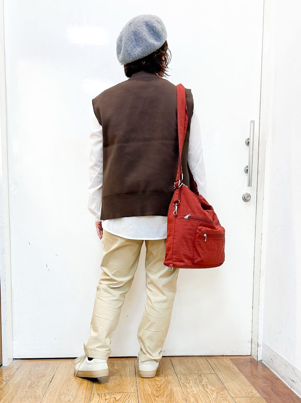 haruさんの「SHOO･LA･RUE｜【洗える/S-LL/美脚シルエット】ハイパーストレッチ テーパードパンツ」を使ったコーディネート