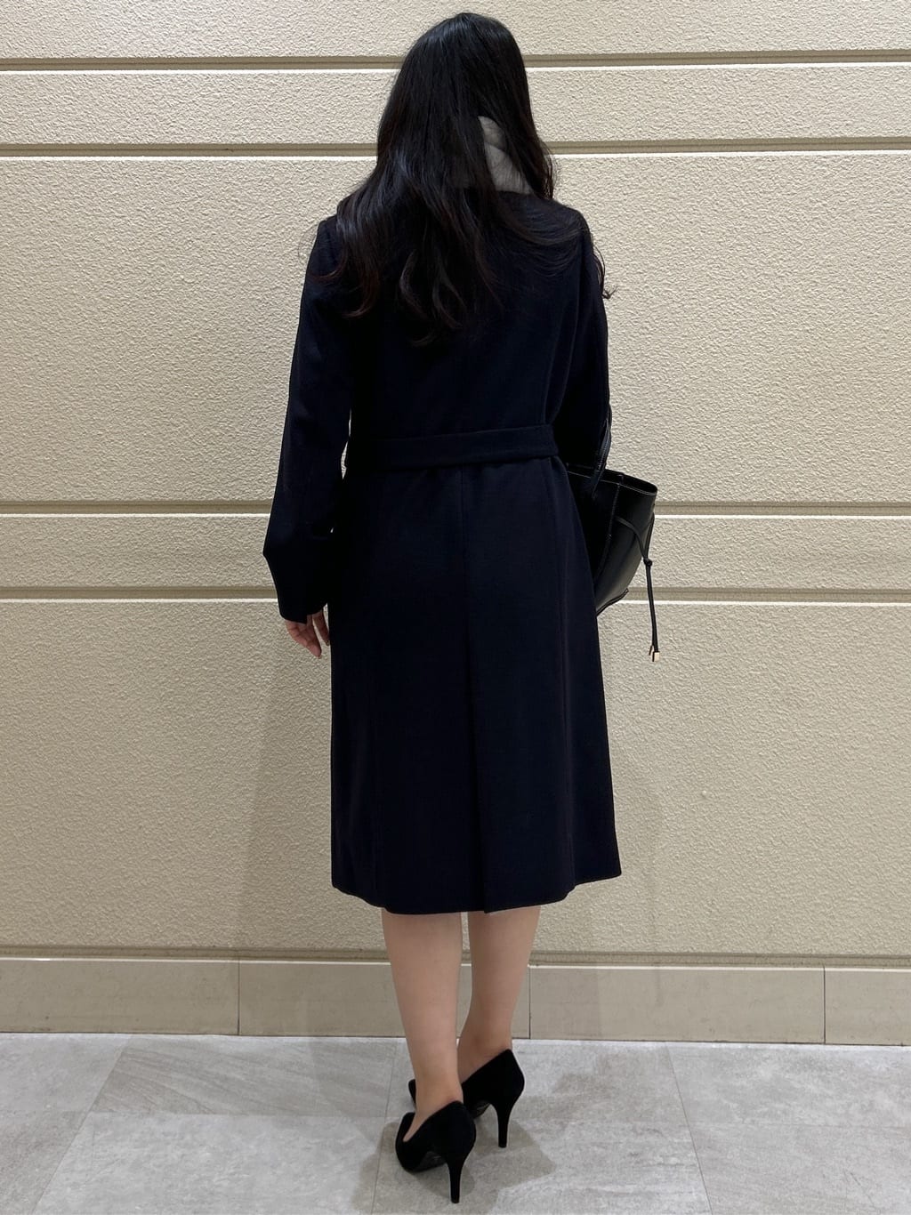 Momokaさんの「COUP DE CHANCE｜【日本製／ラメ混】ジャージ素材タイトシルエットワンピース」を使ったコーディネート