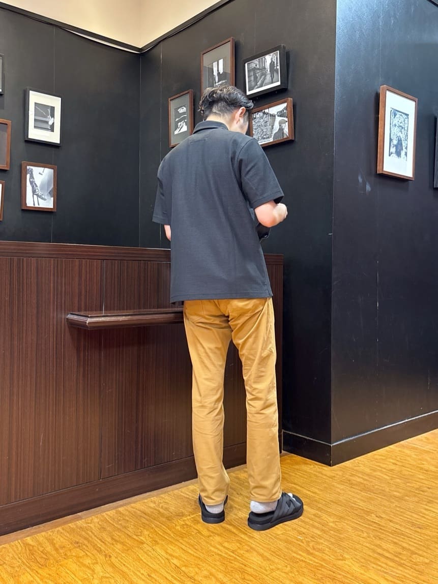 KEIさんの「TAKEO KIKUCHI｜【抗菌防臭／9色5サイズ展開】ハニカムメランジ ポロシャツ」を使ったコーディネート