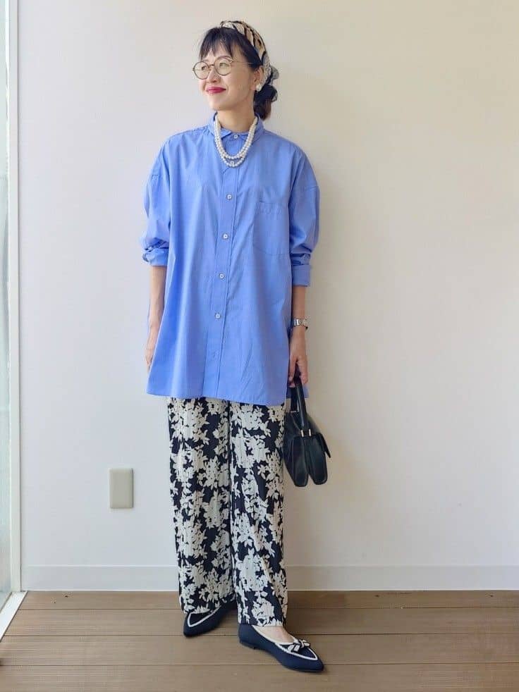 MUTSUKOさんの「UNTITLED｜【TICCA】スクエアビッグシャツ」を使ったコーディネート