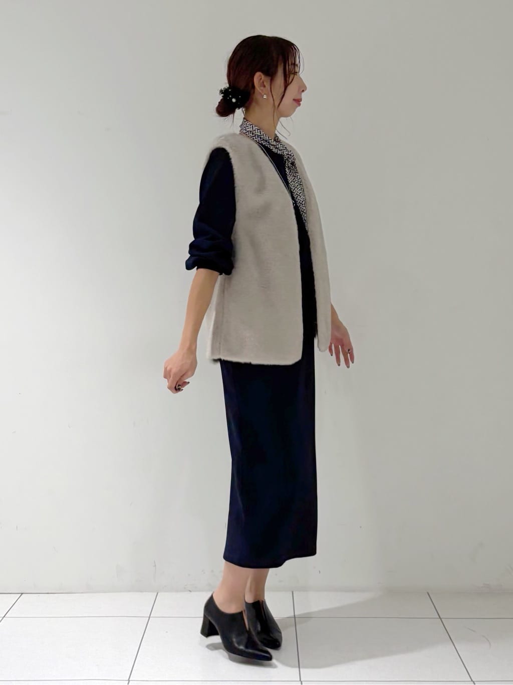 shioriさんの「INDIVI｜ミンク調フェイクファージレ」を使ったコーディネート