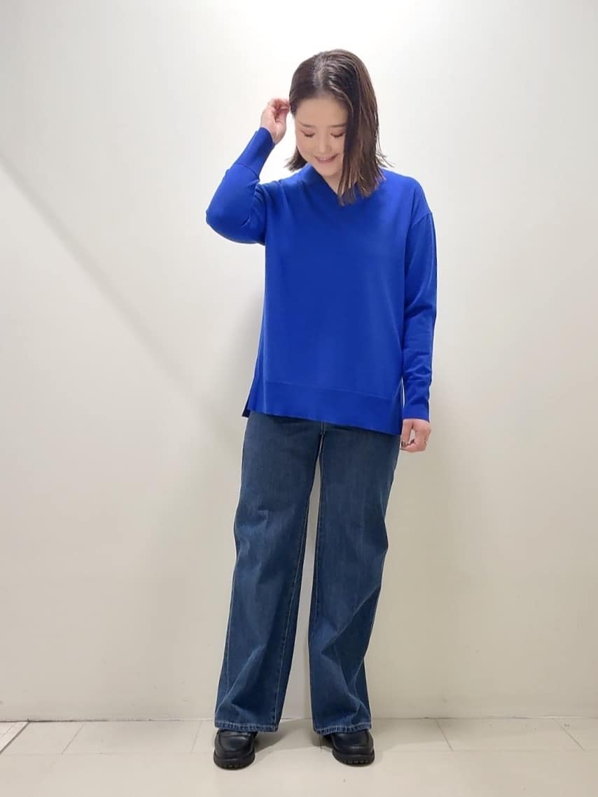 YUIさんの「UNTITLED｜【軽アウター/ミドル丈】ウールニットコーディガン」を使ったコーディネート