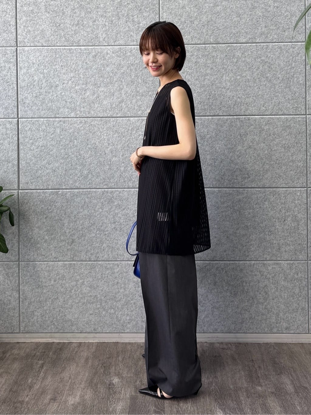 kanaeさんの「INDIVI｜【洗える／セットアップ可能】ラッセルチュニック」を使ったコーディネート