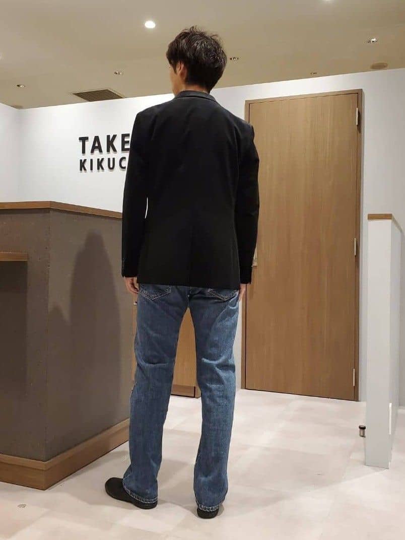 ishidaさんの「TAKEO KIKUCHI｜ハイゲージ モックネック ニット プルオーバー」を使ったコーディネート