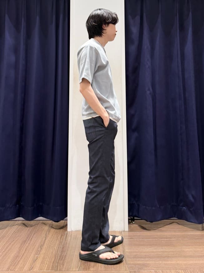 Tightさんの「THE SHOP TK｜ランダムワッフル半袖Tシャツ 【洗濯機ＯＫ】」を使ったコーディネート