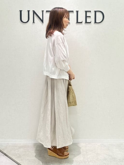 Miwaさんの「UNTITLED｜メタリックメッシュトート」を使ったコーディネート