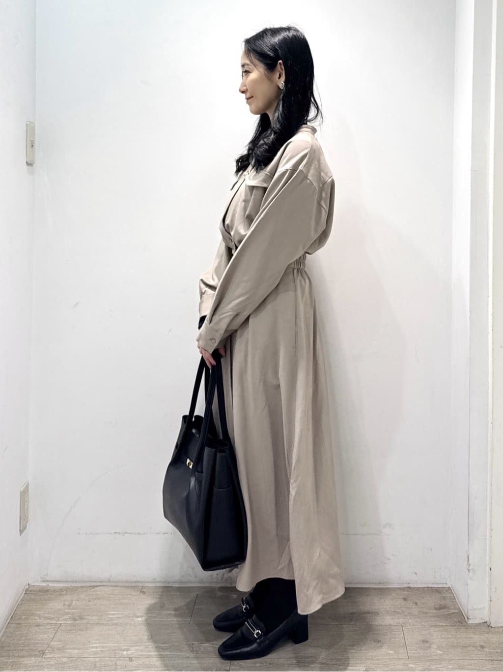 yuicciさんの「OPAQUE.CLIP｜ハイネックリブニット【洗濯機OK】」を使ったコーディネート