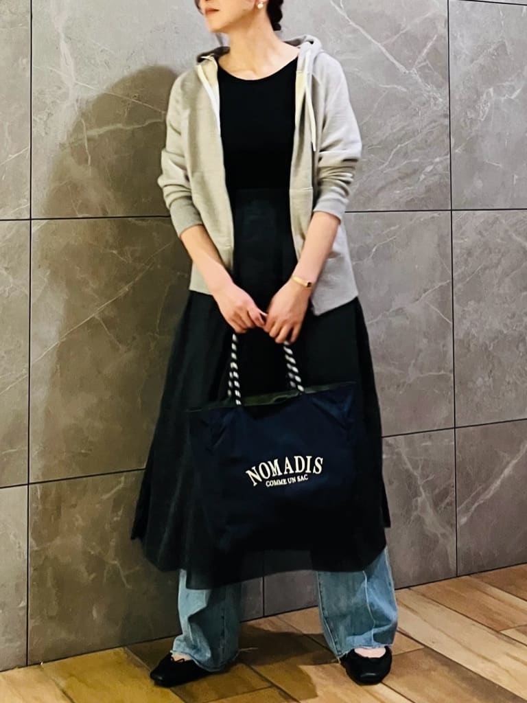 TSUKUIさんの「DRESSTERIOR｜Carouselambra（ケラウズランブラ）【別注】BOAT TANK TOP DRESS」を使ったコーディネート