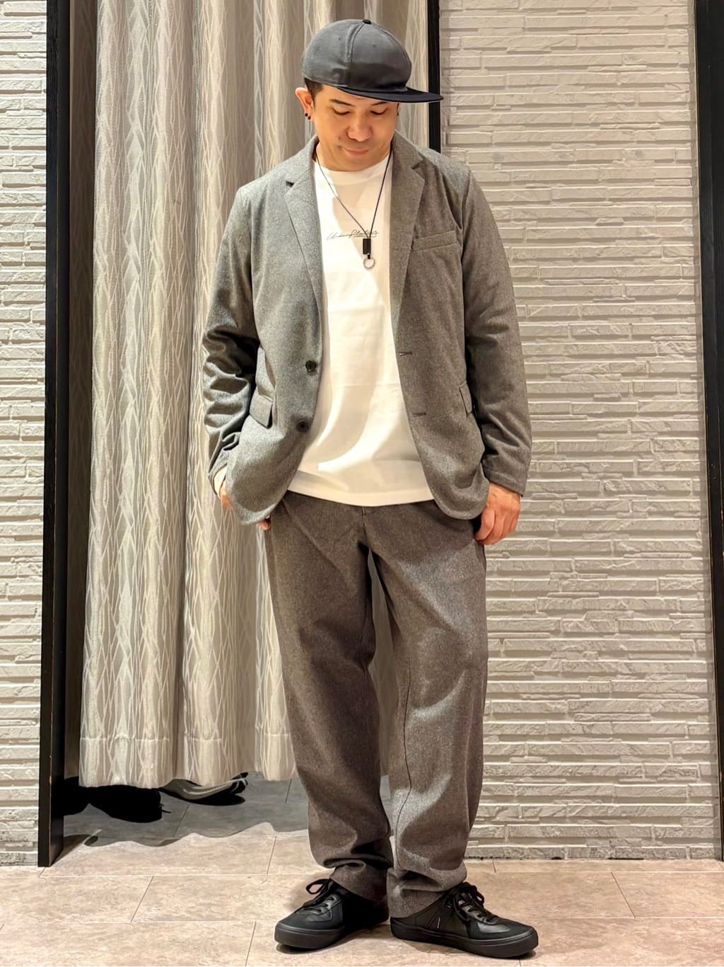 Pーyamaさんの「THE SHOP TK｜ホームスパンジャージジャケット【セットアップ可/洗濯機OK】」を使ったコーディネート