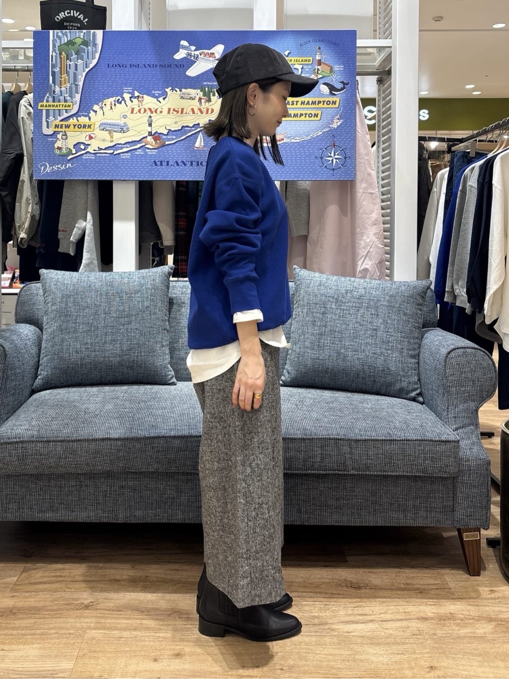 risaさんの「Dessin｜【洗える】裾ドロスト付きカットソー」を使ったコーディネート