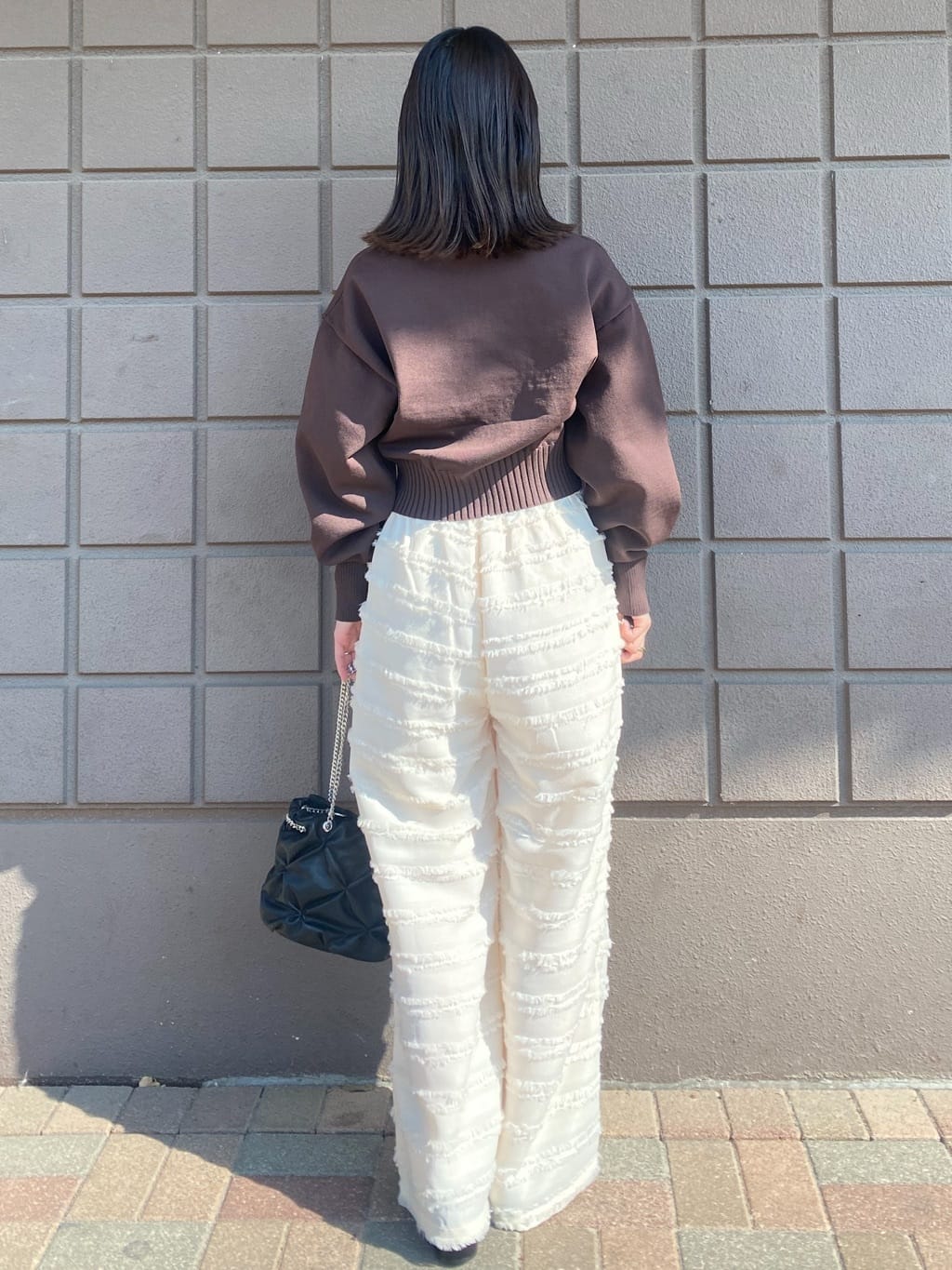 haruさんの「OPAQUE.CLIP｜襟付きZIPアップニットカーディガン【洗濯機洗い可／抗ピル】」を使ったコーディネート