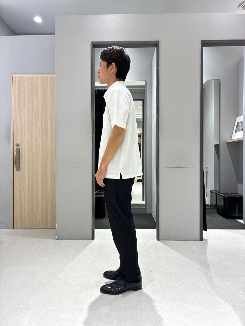 わいずみさんの「TAKEO KIKUCHI｜【COOL CITY WEAR】アーバンクール ジャケット /接触冷感・吸水速乾」を使ったコーディネート
