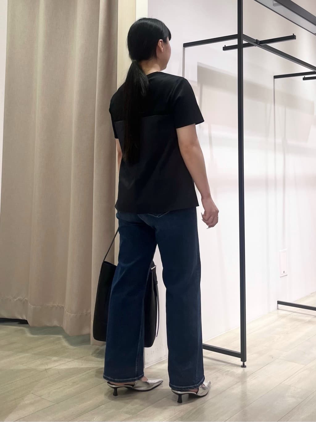 hasuさんの「INDIVI｜【洗える】ビスチェレイヤード風トップス」を使ったコーディネート