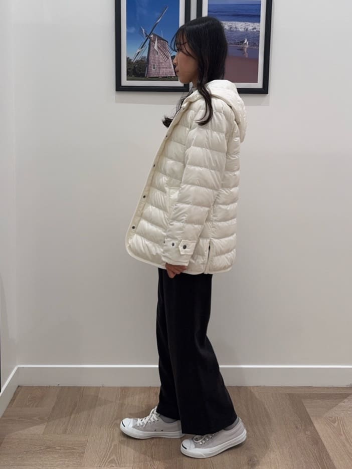 NOZOMIさんの「Dessin｜【撥水・2WAY】ミュラーダウンコートミドル丈」を使ったコーディネート