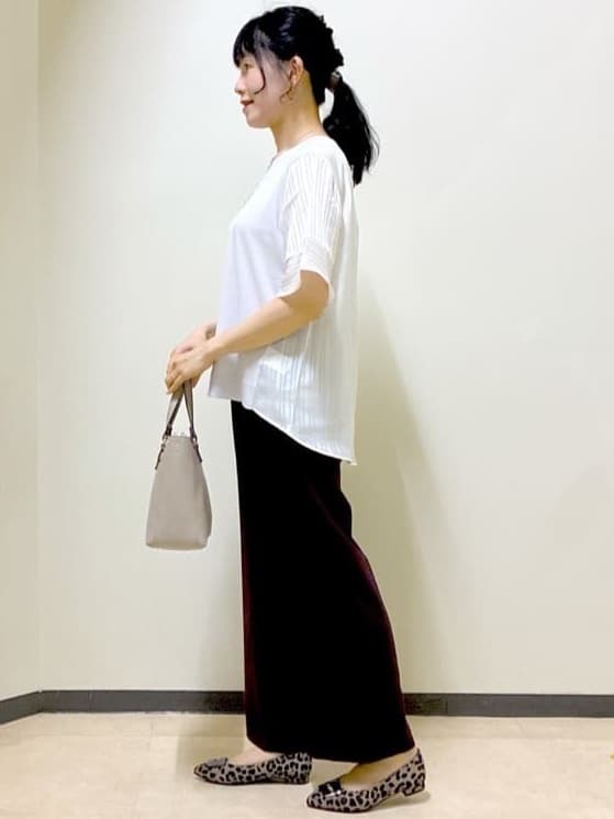  beni_gingerさんの「Reflect｜◆【ゆったり着られる◎】バイカラードッキングニット」を使ったコーディネート