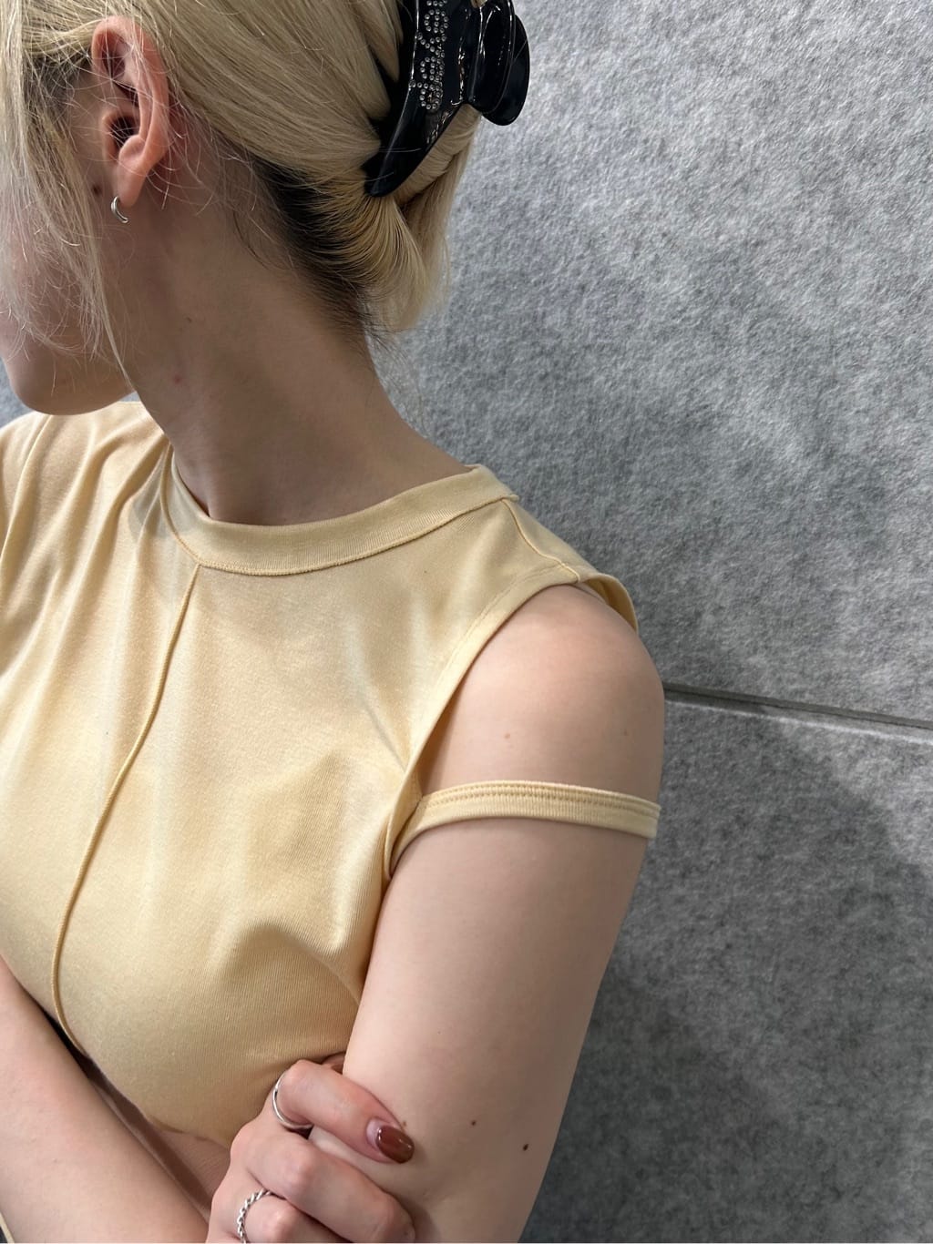 honoka Aさんの「CODE A｜compact edge tee」を使ったコーディネート