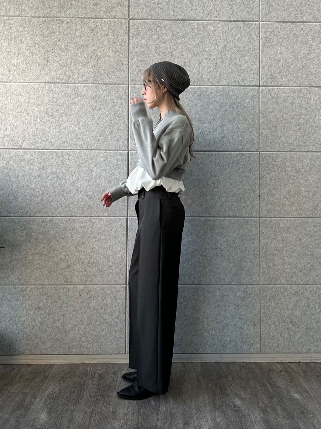 honoka Aさんの「CODE A｜short zip sweat」を使ったコーディネート