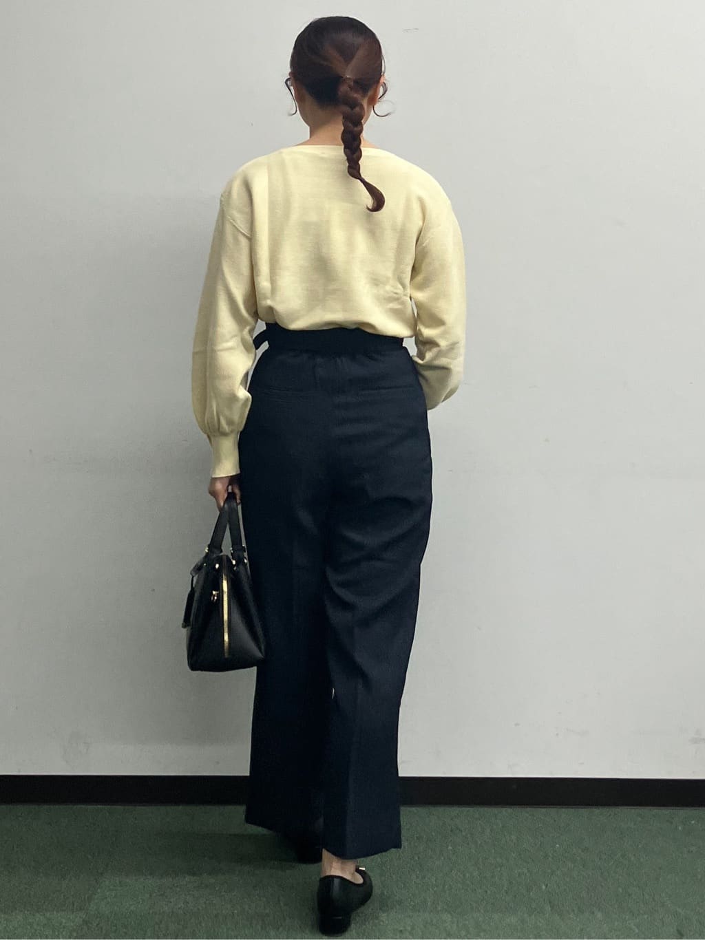 MAYUKIさんの「index｜カルゼツイードストレッチワイドパンツ【洗濯機OK／防シワ／イージーアイロン／抗ピル】」を使ったコーディネート