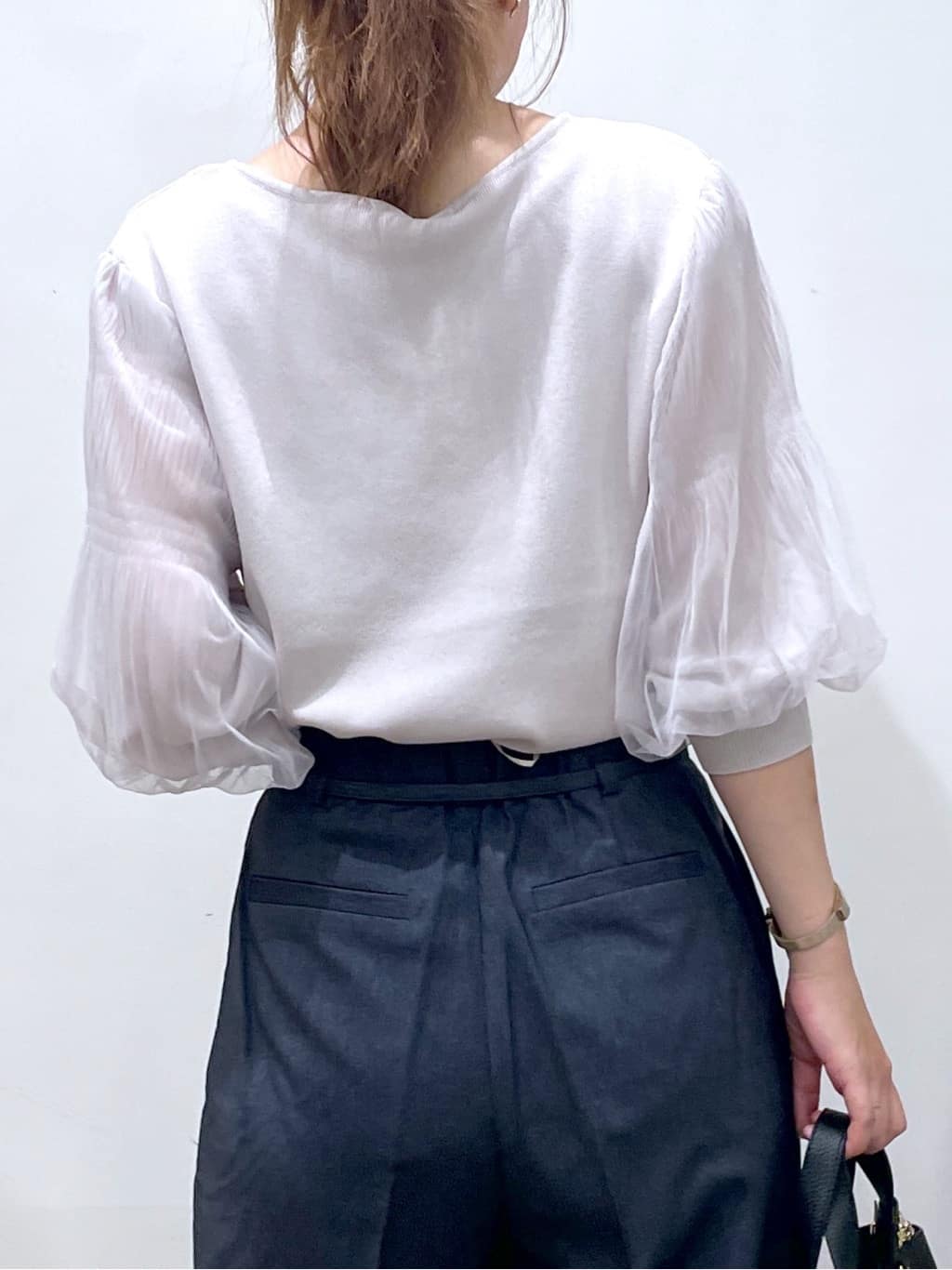 Junさんの「index｜《5色展開》マジョリカプリーツスリーブニット【洗濯機洗い可】」を使ったコーディネート