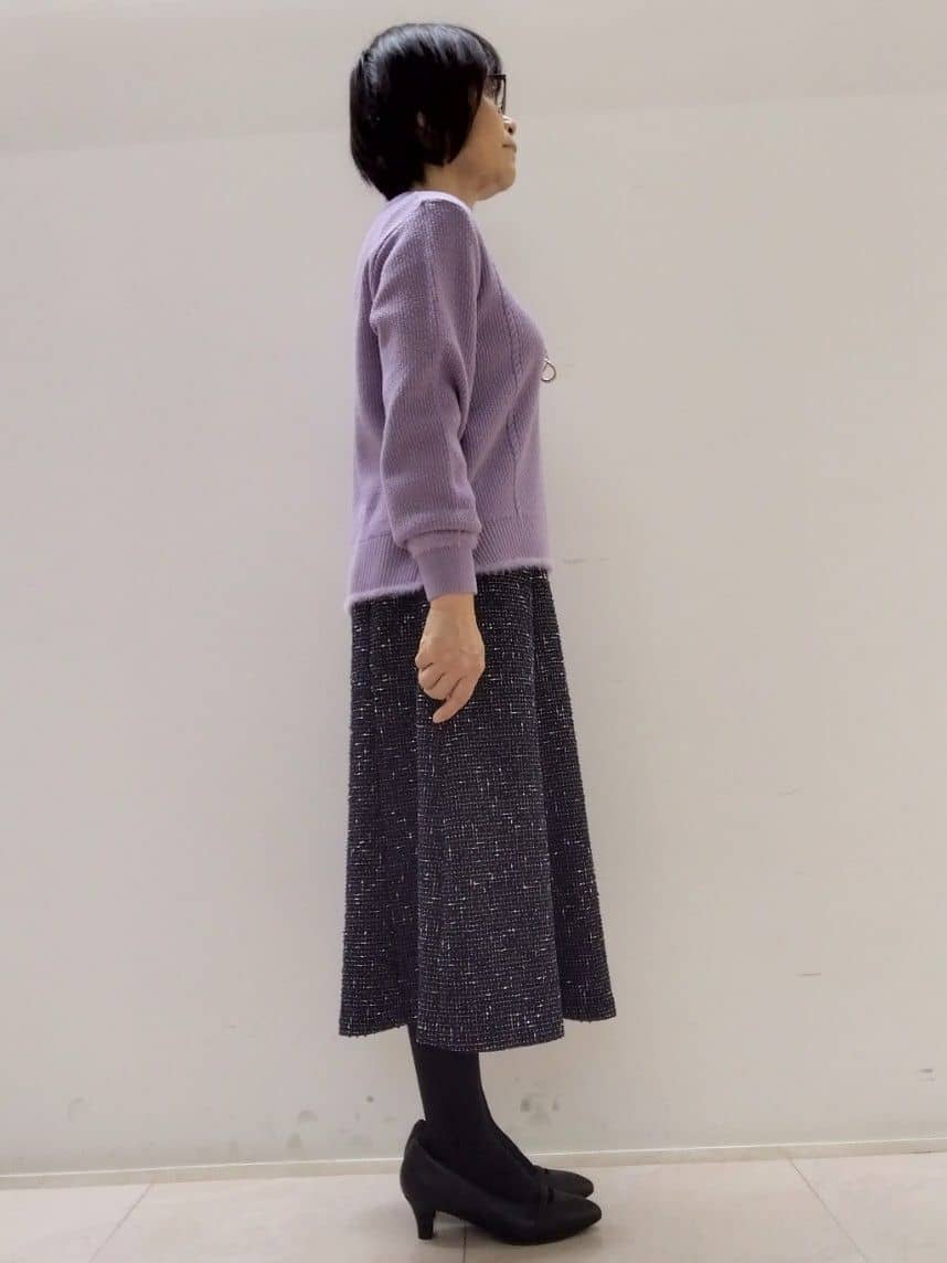 tokuさんの「Reflect｜【ほんのりラメ感◎】ケーブル柄ニット」を使ったコーディネート