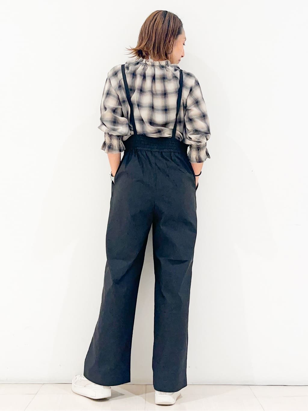 yuuco.さんの「grove｜【2WAY】ハイパーストレッチストラップパンツ」を使ったコーディネート