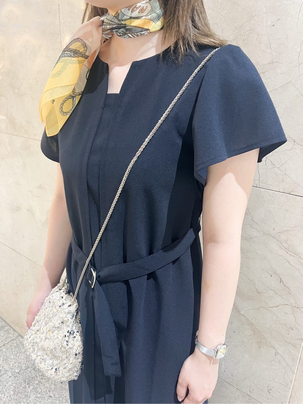 まひるさんの「index｜◆ビジューバックルダブルベルトサンダル」を使ったコーディネート