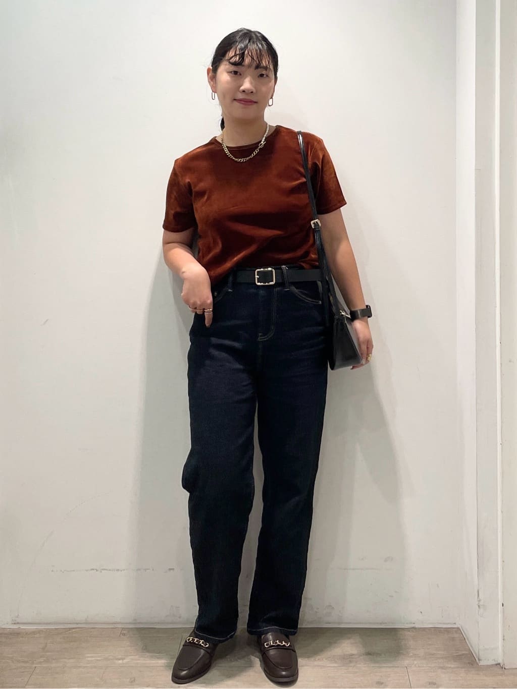 sumicaさんの「OPAQUE.CLIP｜フロッキーチュールTシャツ【洗濯機洗い可】」を使ったコーディネート