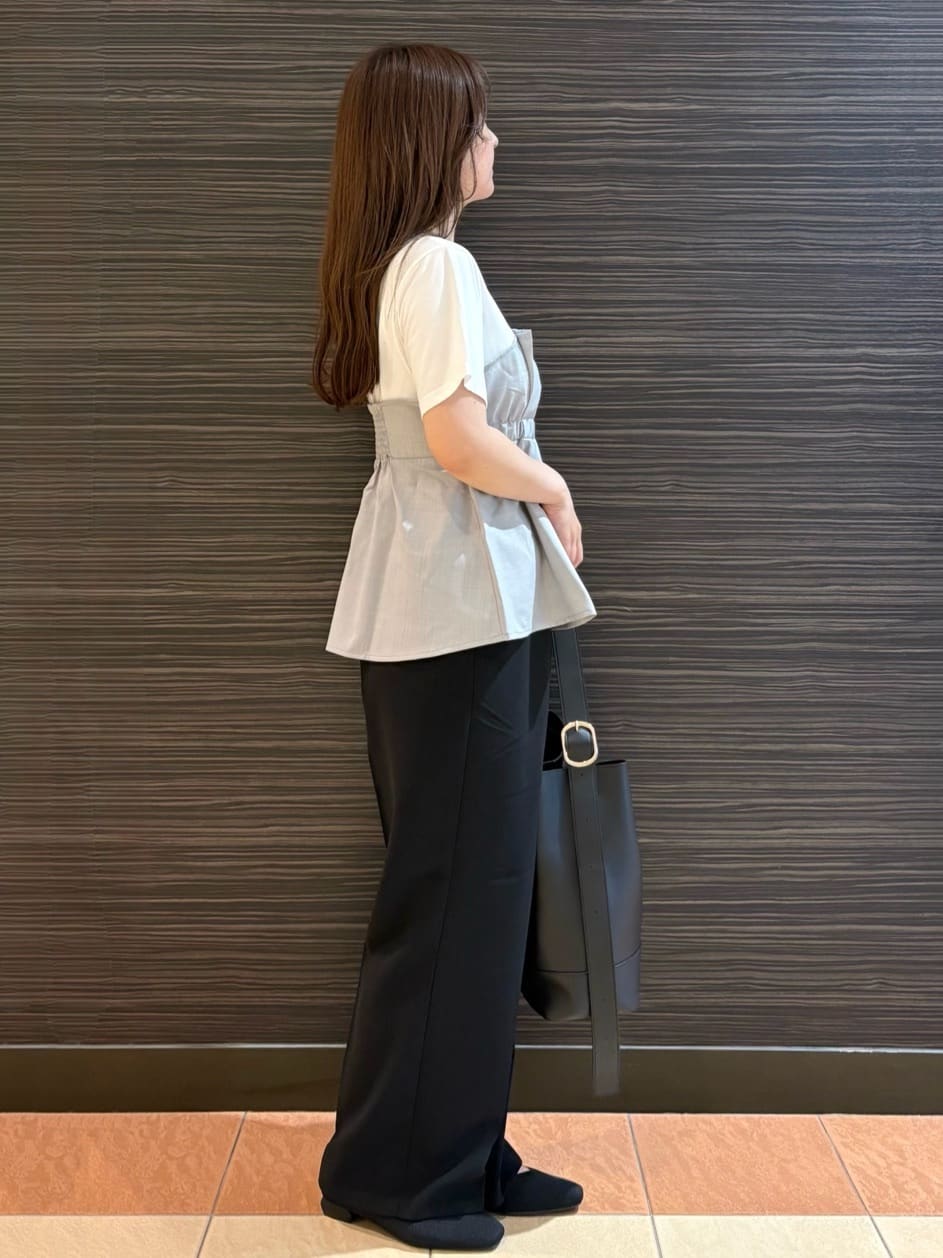 かなさんの「OPAQUE.CLIP｜【抗菌防臭加工】ニットフラットパンプス」を使ったコーディネート