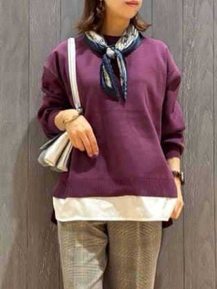 meiさんの「SHOO･LA･RUE｜【高レビュー/SS-LL/美脚シルエット】すっきりきれい見え テーパードパンツ」を使ったコーディネート