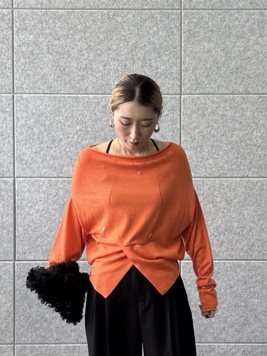 kotakiさんの「INDIVI｜2Wayドレープスリットニット」を使ったコーディネート