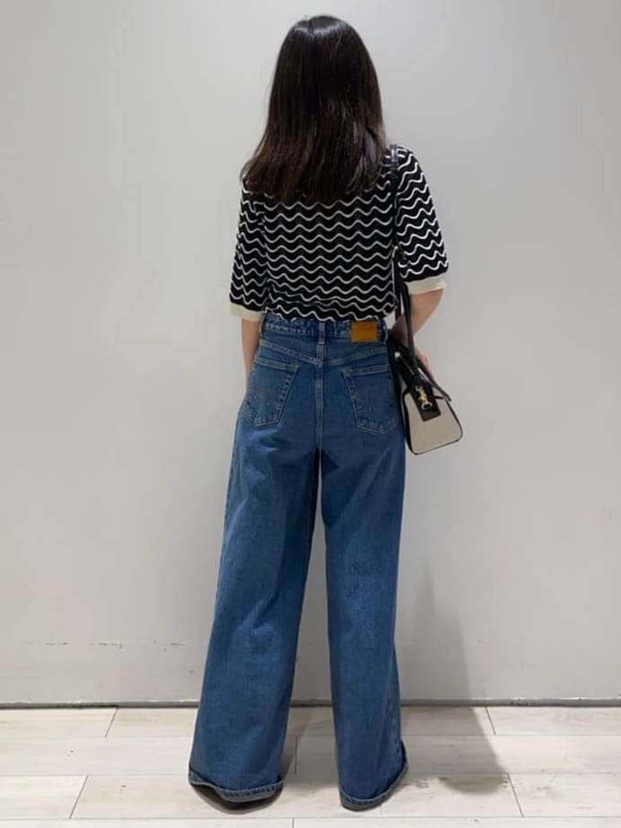 shikaさんの「THE SHOP TK｜◆ニットポロシャツ【洗濯機/アソート展開】」を使ったコーディネート
