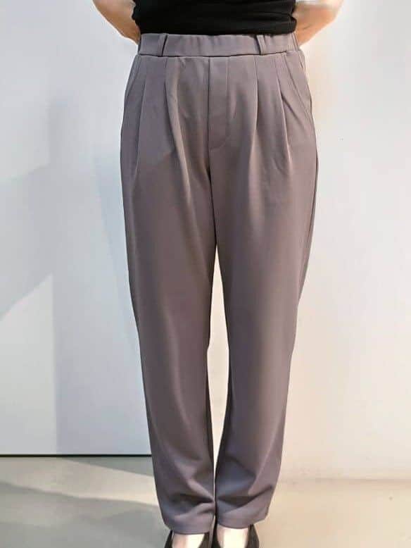 あんさんの「THE SHOP TK｜6分袖ガータードルマンニット【エコベロ/洗濯機OK】」を使ったコーディネート