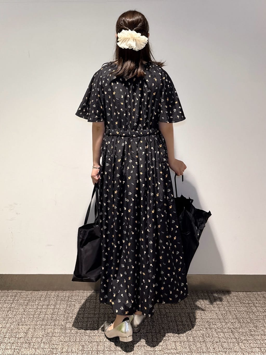 みーさんの「grove｜シフォンバレッタ」を使ったコーディネート