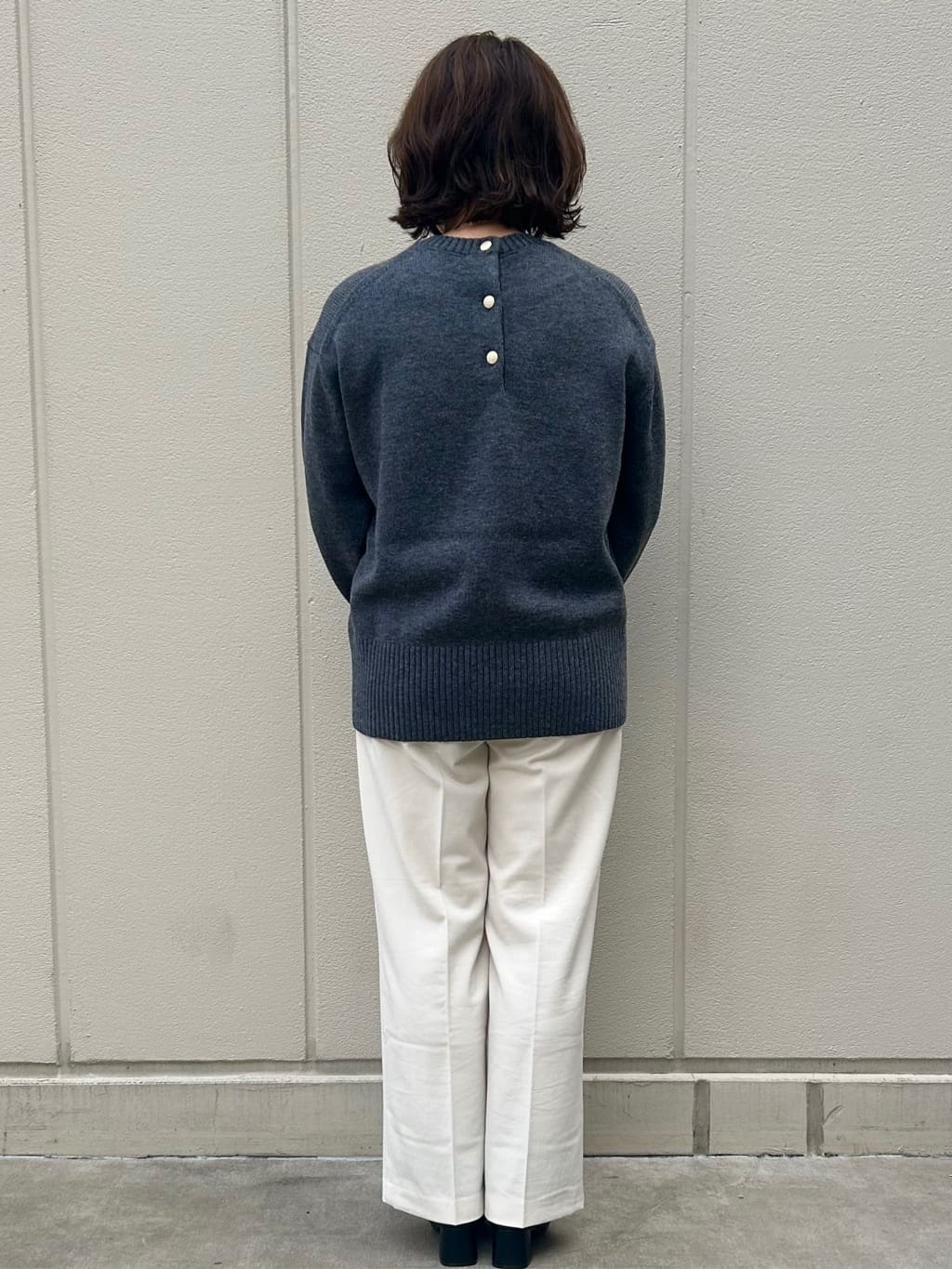 naomiさんの「OPAQUE.CLIP｜ウォームタッチ イージーワイドパンツ【洗濯機洗OK／ストレッチ】≪SS～LL≫」を使ったコーディネート