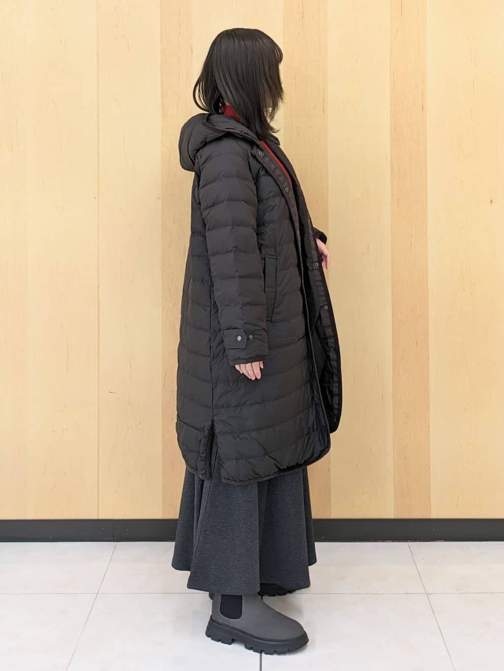 Ayakaさんの「Dessin｜【撥水・2WAY】ミュラーダウンコートロング丈」を使ったコーディネート