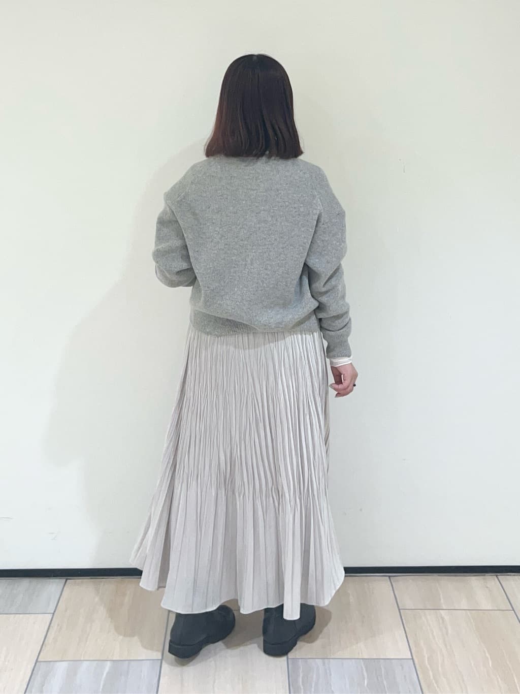 Mitsukiさんの「UNTITLED｜【ゆったりサイズ／着丈短め】ジップニットカーディガン」を使ったコーディネート