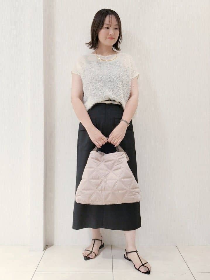 naokoさんの「UNTITLED｜【UV/はっ水/セットアップ可】リラククールパンツ」を使ったコーディネート