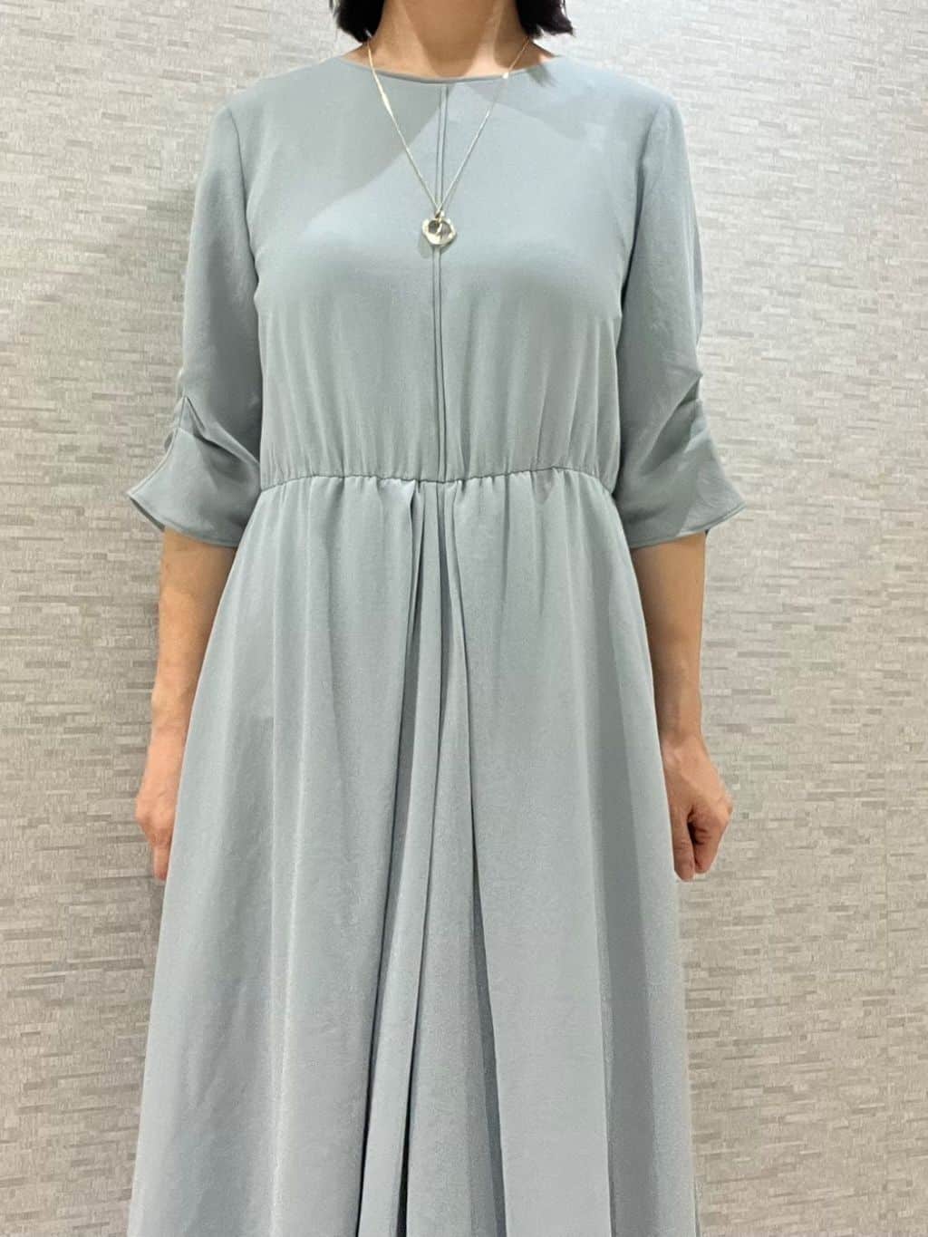 marikoさんの「Reflect｜【吸水速乾／防しわ】シルキープリーツワンピース」を使ったコーディネート