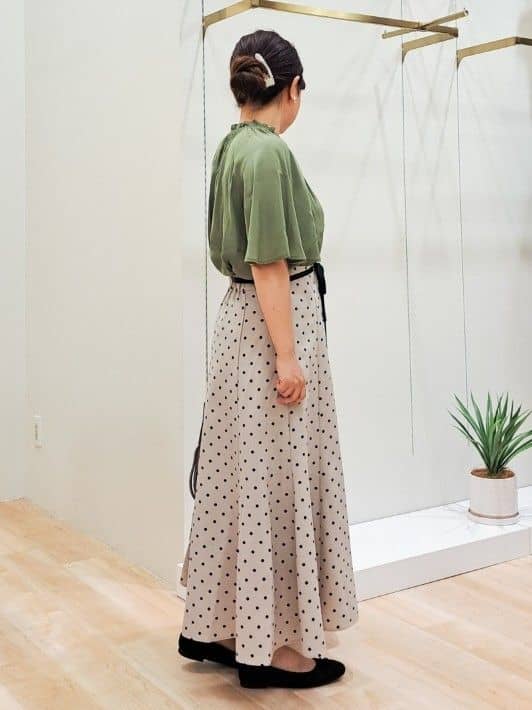 ふるさんの「grove｜キレイも動きやすさも　美脚見えハイパーストレッチパンツ」を使ったコーディネート