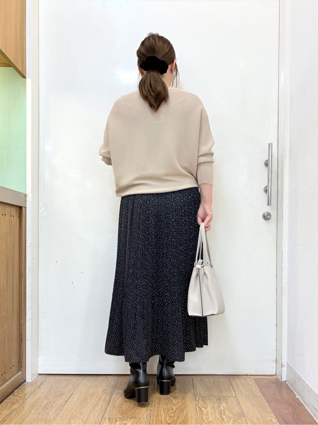 だいわさんの「SHOO･LA･RUE｜ストレッチブーツ」を使ったコーディネート