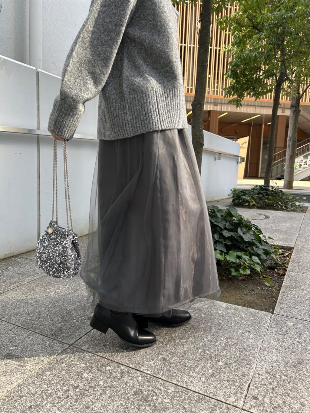 RINAさんの「OPAQUE.CLIP｜ふわふわハイネックニット【洗濯機OK】」を使ったコーディネート
