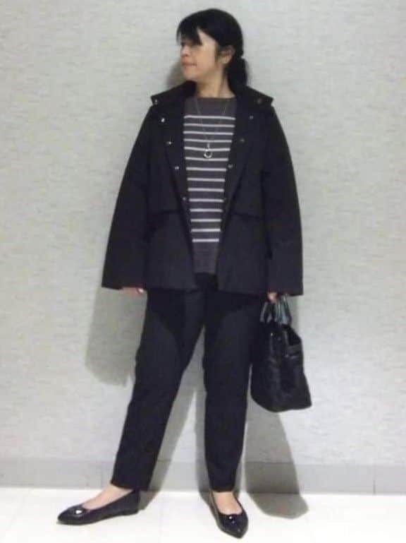 sakoさんの「Reflect｜【腰周りすっきり◎】ワイドクロップドパンツ」を使ったコーディネート
