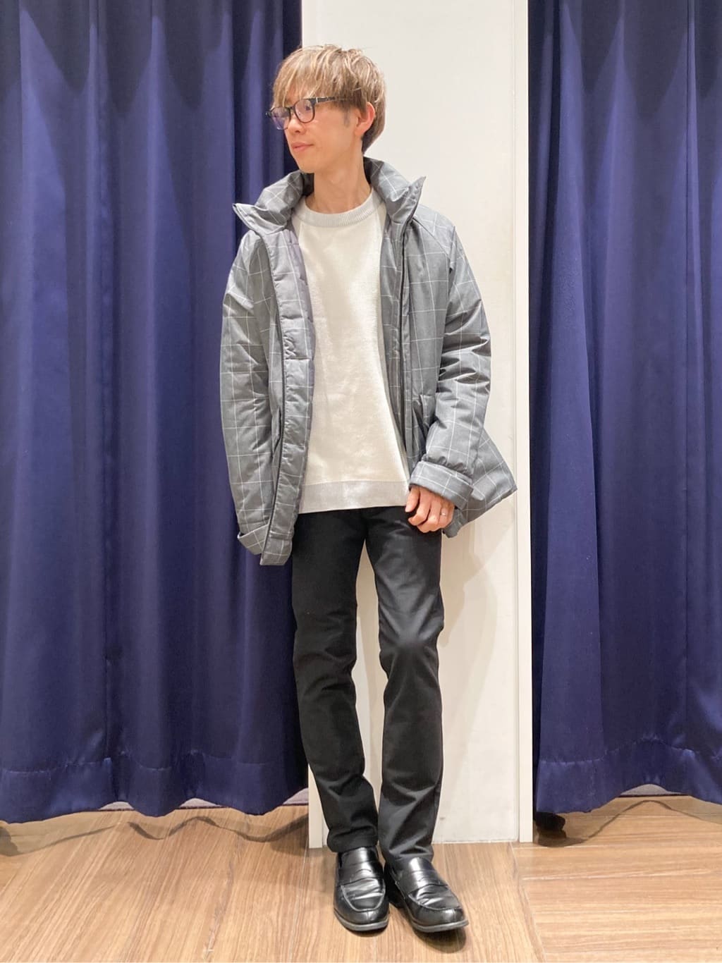 つーじーさんの「THE SHOP TK｜【軽くて、暖かい】SORONA／ソロナ 中綿ブルゾン 防風/軽量/洗濯機OK/フード脱着可」を使ったコーディネート