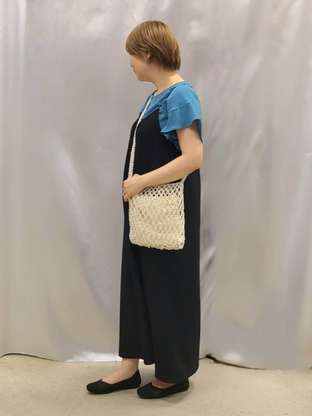 Chiiさんの「SHOO･LA･RUE｜◆【洗える】透かし編みニットパンプス」を使ったコーディネート
