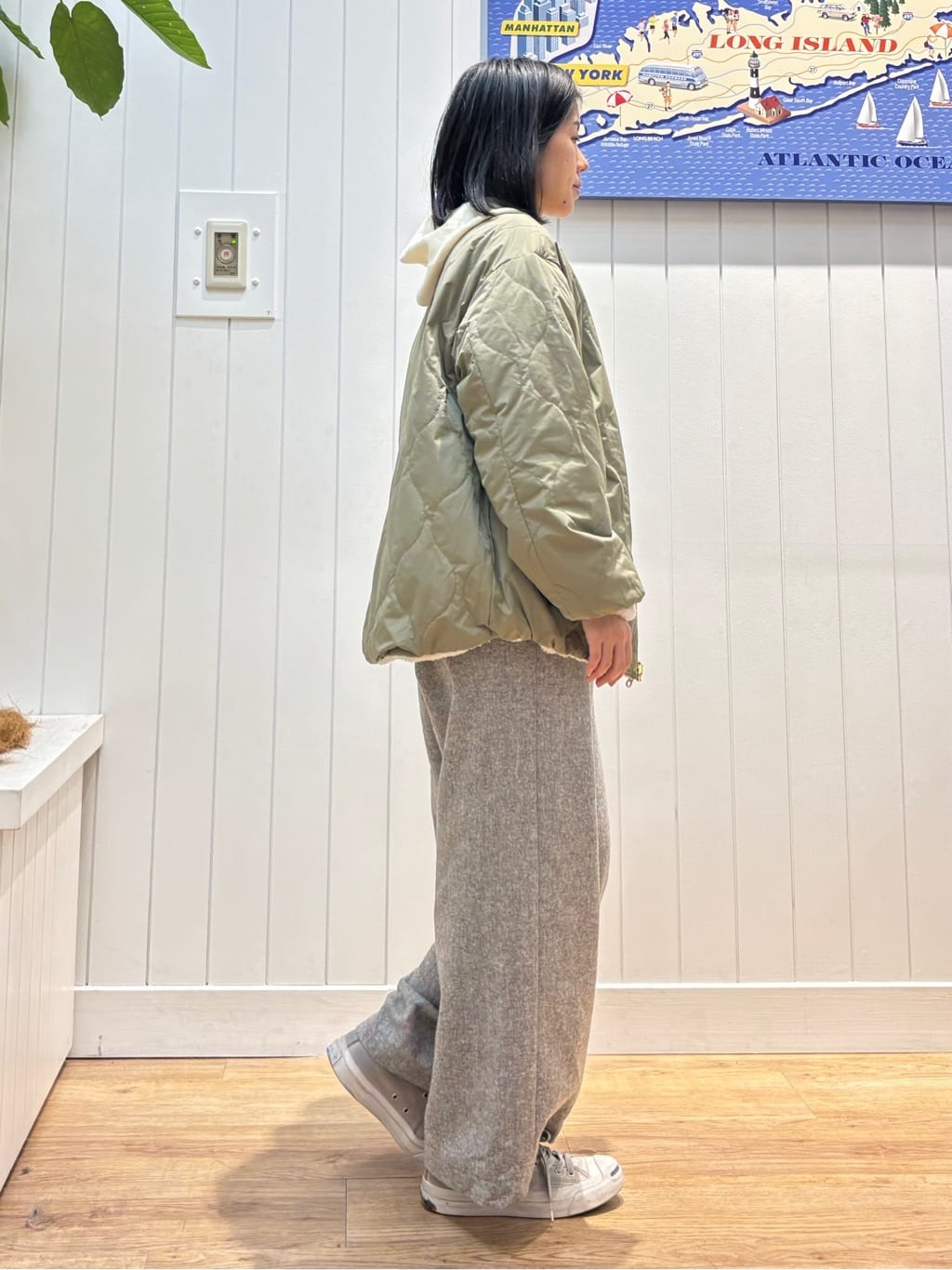 OKADAさんの「Dessin｜【2WAY】リバーシブルタフタボアアウター」を使ったコーディネート