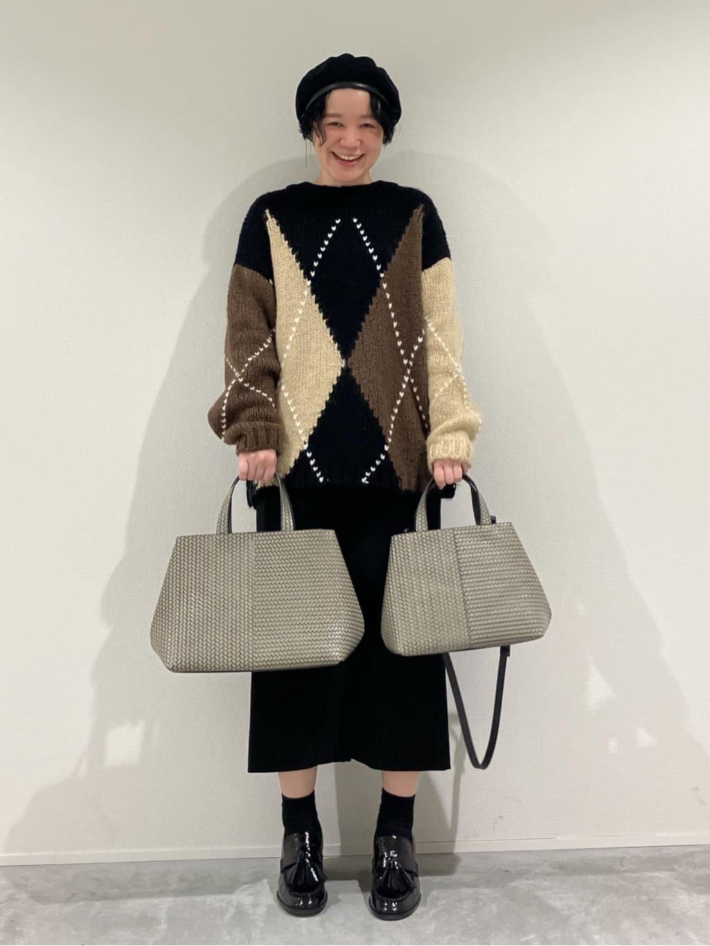 Cさんの「HIROKO HAYASHI｜OTTICA（オッティカ）2wayショルダーバッグ」を使ったコーディネート