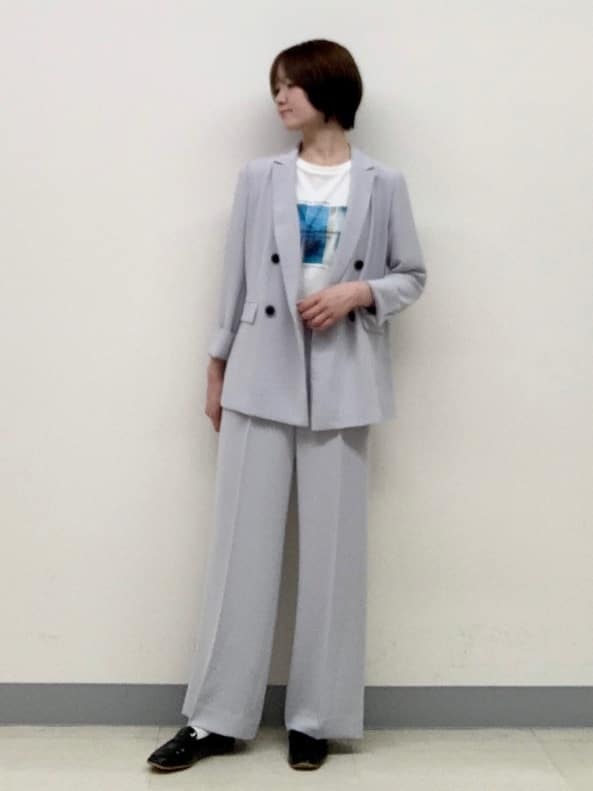 hikaruさんの「INDIVI｜【着る日傘／遮熱／UVケア】ダブルジャケット」を使ったコーディネート