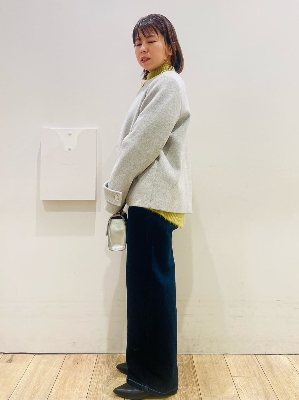 YUKOさんの「index｜ハイネックパフニット【洗濯機OK】」を使ったコーディネート