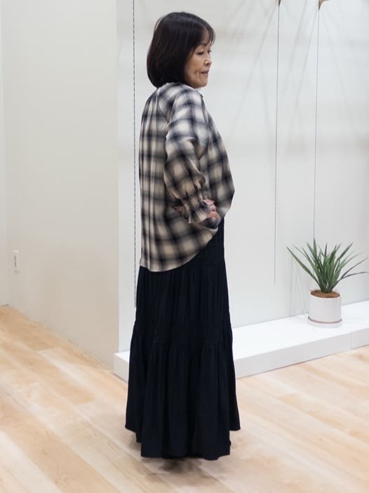 ゆみさんの「grove｜シアードッキングタンクトップ」を使ったコーディネート