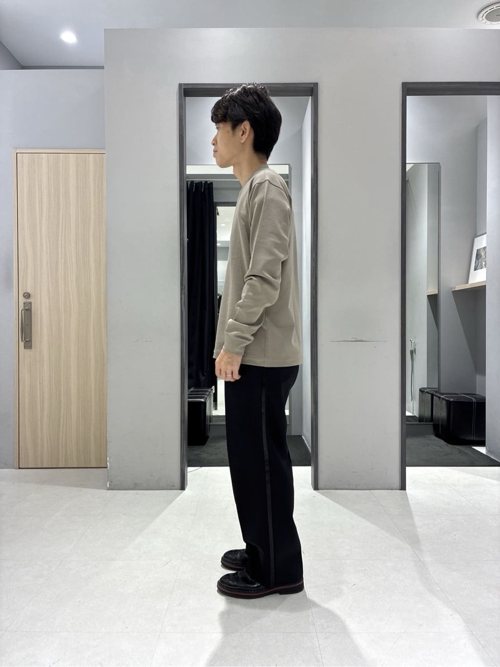 わいずみさんの「TAKEO KIKUCHI｜【Made in JAPAN】播州織 ドビー千鳥シャツ」を使ったコーディネート